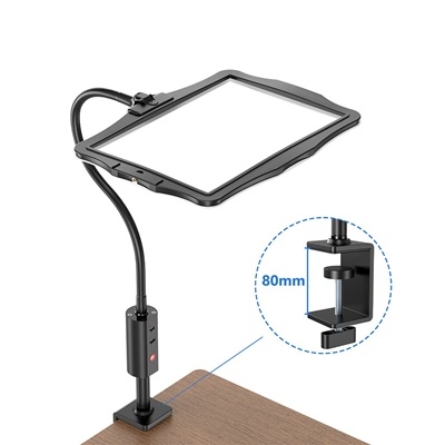 2X Clip Led desk magnifier